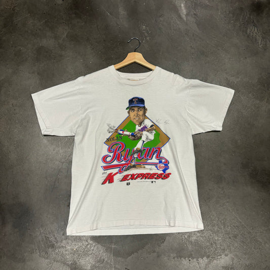 Vintage Nolan Ryan Caricature 1989 Tee