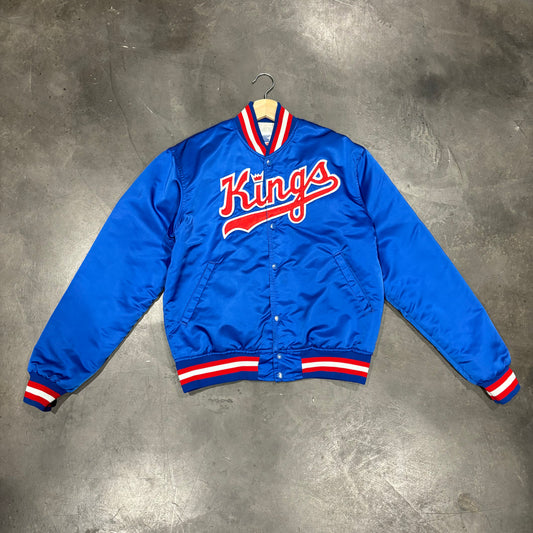 Vintage 90s Sacramento Kings Satin Starter Jacket (M)