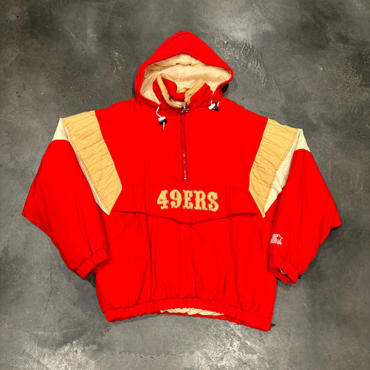 Vintage 90s San Francisco 49ers Puffer Jacket Starter (L)