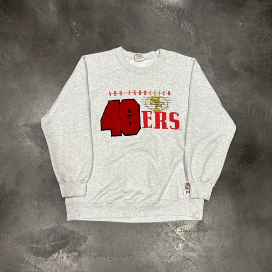 Vintage 90s San Francisco 49ers Crewneck Sweater Nutmeg (XL)