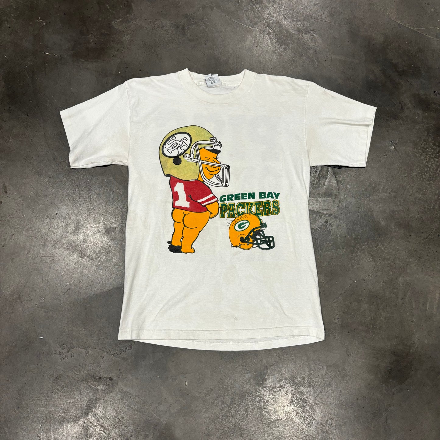 Vintage 90s San Francisco 49ers "Piss on the Packers" tee (L)