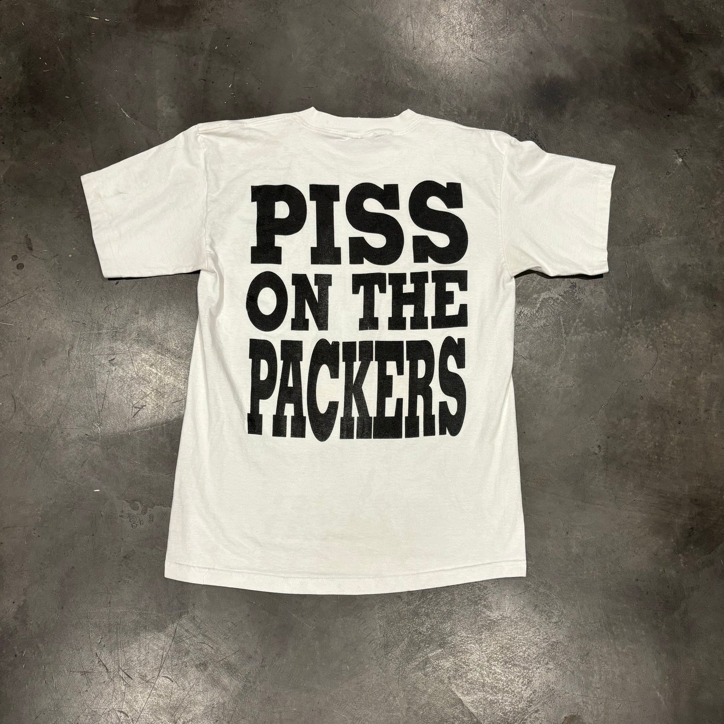 Vintage 90s San Francisco 49ers "Piss on the Packers" tee (L)