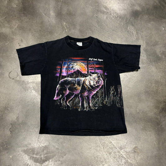 Vintage 90's Wolf Tee (L)