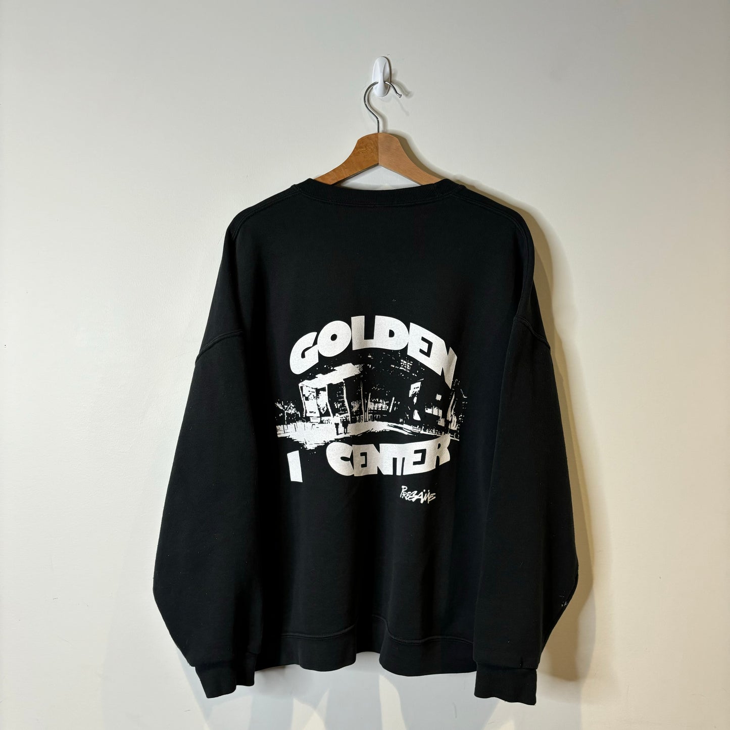 Pregame "Golden 1" Distressed crewneck 1 of 1 Black (XL)